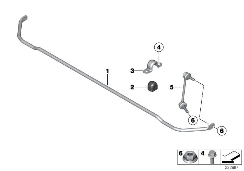 ECE — 33 Rear Axle › 33_1358 Stabilizer, rear